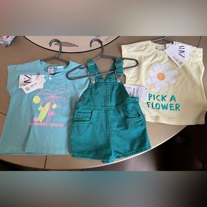 NWT 3-Piece Bundle (Zara 12-18 months)